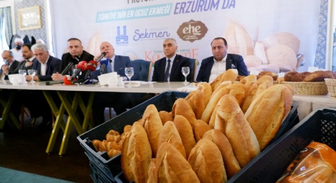 Halk ekmek Erzurum’da 4 TL’ye satılacak